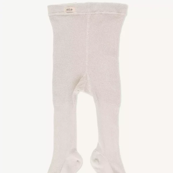 Mile pančuchy bez trakov - Smotanové