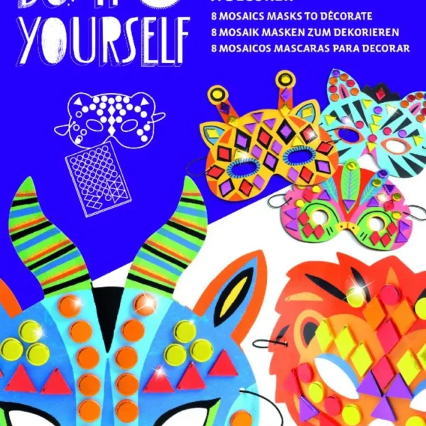 DIY – Vytvor si sám Masky – Zvieratá z džungle