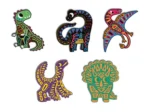 Vyškrabovacie obrázky - Dinosaury