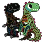 Vyškrabovacie obrázky - Dinosaury – Obrázok 2