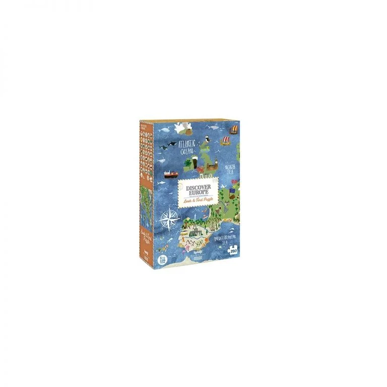 Veľké puzzle Objavuj Európu - 200 dielikov