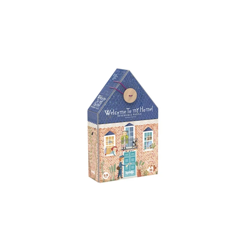 welcome-to-my-home-puzzle (14) Obojstranné puzzle Vitajte doma - 36 dielikov – Obrázok 1