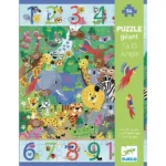 Obrovské puzzle – Od 1 do 10 v džungli