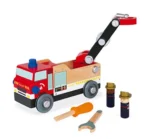 Drevené auto a stavebnica Hasiči BricoKids – Obrázok 4