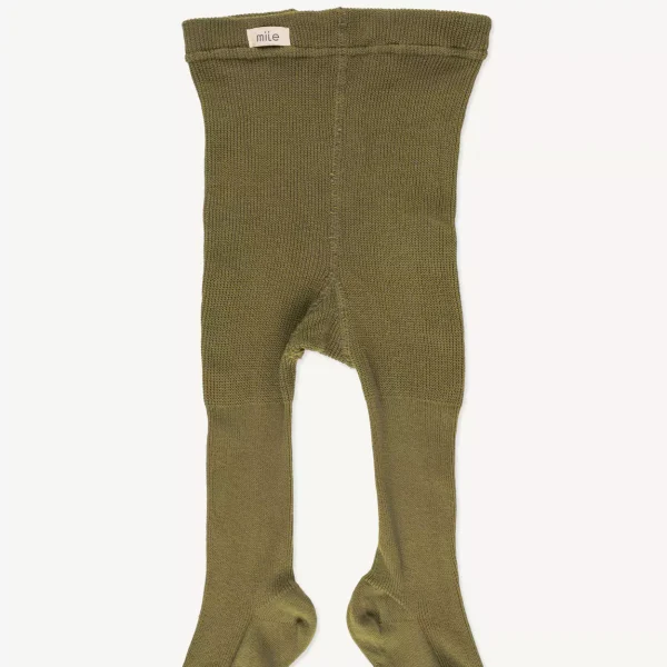 Mile pančuchy bez trakov - Bylinkovozelené