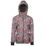 Softshellová bunda - sivé lesné zvieratká – Obrázok 9