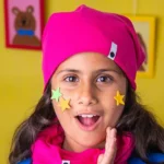 Bavlnená čiapka - fuchsia