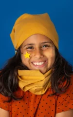 Bavlnený nákrčník - Horčicový – Obrázok 2