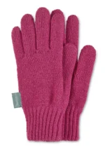 Pletené prstové rukavice - purpurové – Obrázok 3