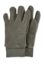 Rukavice fleecové s manžetkou - khaki – Obrázok 2