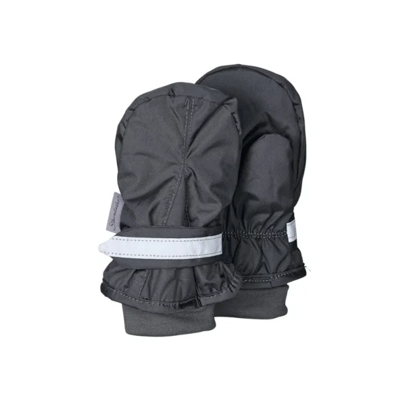 Funkčné rukavice palčiaky - tmavosivé