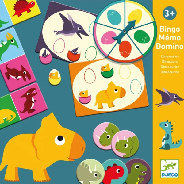 Tri vzdelávacie hry – Dinosaury