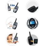 Buki - Vysielačky Walkie Talkie 4km - dobíjacie – Obrázok 3