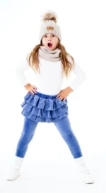 Zuppa zimná čiapka BRMBOLEC béžovosivá – Obrázok 2