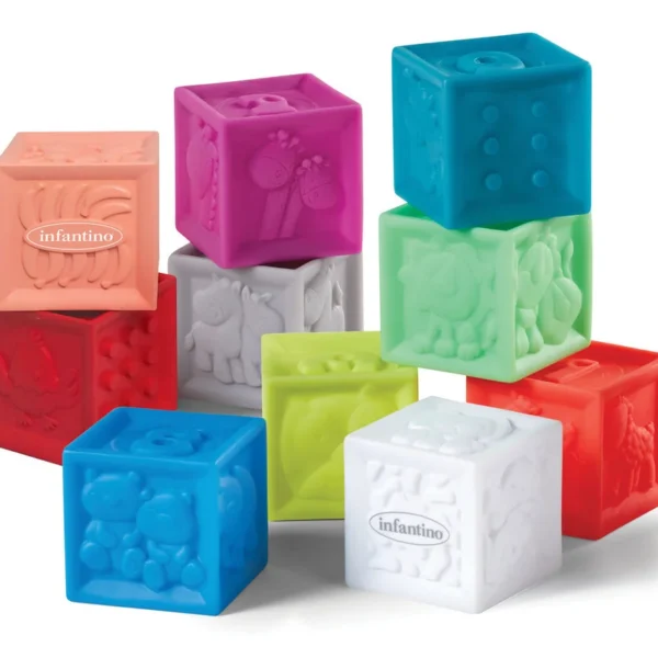 Infantino Kocky Squeeze & Stack 10 ks
