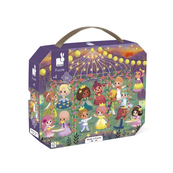 Puzzle Princezné v kufríku 36 ks