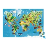 Vzdelávacie puzzle - Ohrozené zvieratká 200 ks – Obrázok 3