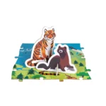 Vzdelávacie puzzle - Ohrozené zvieratká 200 ks – Obrázok 2