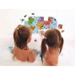Hračka do vody puzzle Mapa sveta 28 ks – Obrázok 2