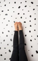 Lycra elastické legíny - čierne – Obrázok 2