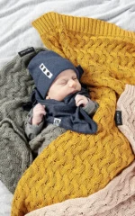 Fit novorodenecká čiapka - jeans