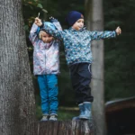 Softshellová bunda - sivé lesné zvieratká – Obrázok 7