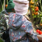 Softshellová bunda - sivé lesné zvieratká – Obrázok 3