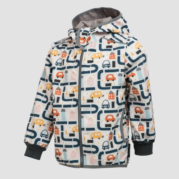 Softshellová bunda - autíčka