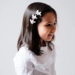 Mini sponka/klip - Shimmer butterfly – Obrázok 3