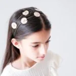 Dvojitá čelenka do vlasov - Daisy – Obrázok 2