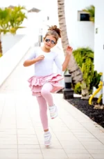 Zuppa sukňolegíny - 3V pink bodka – Obrázok 3