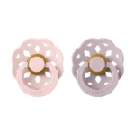 BIBS Boheme cumlíky z prírodného kaučuku 2ks - Blossom / Dusky Lilac
