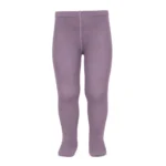 Pančuchy bavlnené hladké - amethyst