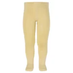 Pančuchy bavlnené hladké - banana