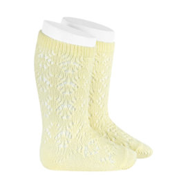 perle-geometric-openwork-knee-high-socks-butter