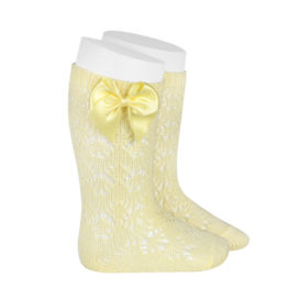 perle-geometric-openwork-knee-high-socks-with-bow-butter