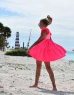 Zuppa šaty PUFF neon pink – Obrázok 6
