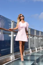Zuppa šaty ANGEL ružové dámske – Obrázok 4
