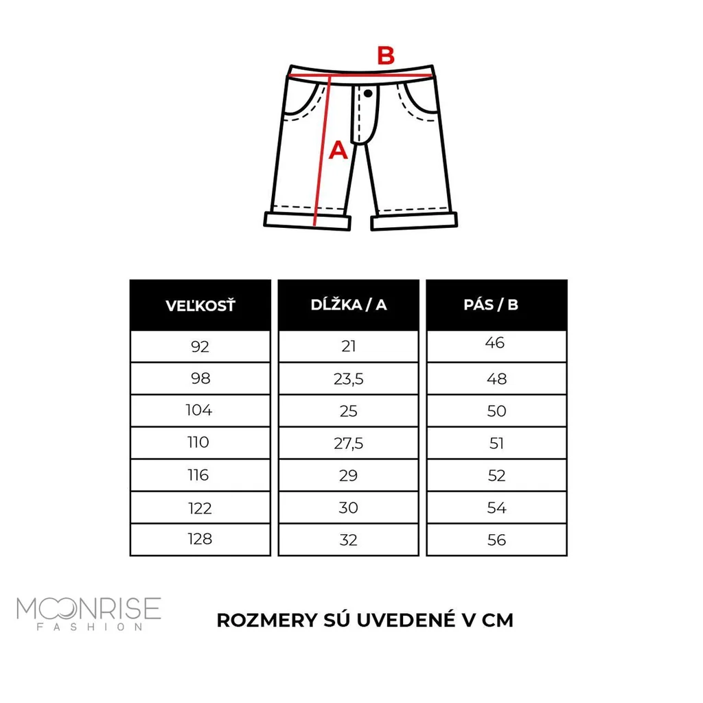 Detské bavlnené kraťasy - daisies light pink – Obrázok 2