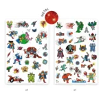 Dočasné tetovanie - Hrdinovia vs záporáci – Obrázok 2