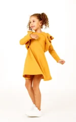 Zuppa šaty ANGEL horčicové – Obrázok 3