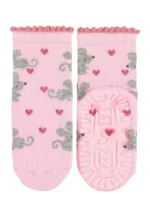 Protišmykové ponožky AIR – Sivé Myšky – Obrázok 2