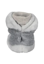 Detské protišmykové papučky - strieborné melé – Obrázok 6