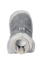 Detské protišmykové papučky - strieborné melé – Obrázok 5