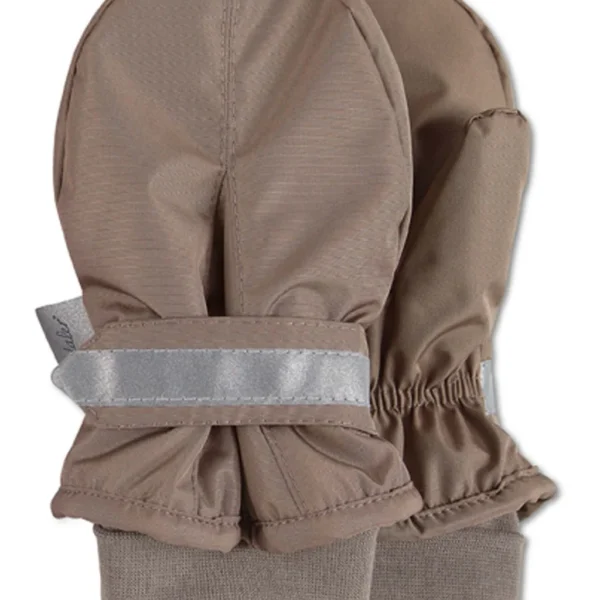 Funkčné rukavice palčiaky - hnedé