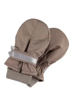 Funkčné rukavice palčiaky - hnedé – Obrázok 3