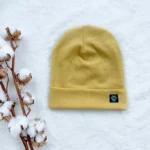 Kiwi rebrovaná čiapka - horčicová