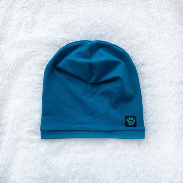 Kiwi jednovrstvová čiapka - petrolejová