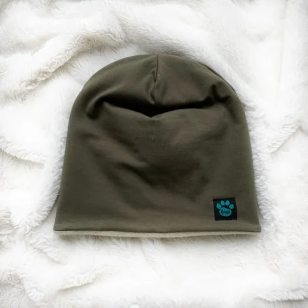 Kiwi zateplená čiapka - khaki