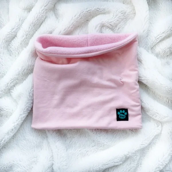 Kiwi zateplený nákrčník - bledoružový